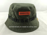 Custom Cotton/Polyester Reversible Bucket Hat with Embroidery Middle Band