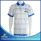 Custom Dye Sublimation Printing Polo T Shirt for Knitted Clothing