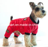 Doggy Outerwear Fleece Hooded Dog Coat