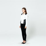 Wholesale Trendy Casual Zip Custom Cotton Long Sleeve Ladies Bomber Jacket