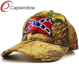 6 Panel Baseball Cap with 100% Cotton  Camouflage Fabric