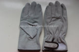 10.5 Inch Grey Leather Working Welding Glove with Ce
