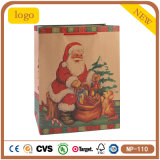 Kindly Father Christmas Presents for Babies Kraft Shopping Paper Bag