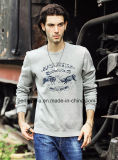 Cool Mens Warm Long Sleeve Sweater with Print Logo