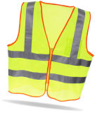 Traffic Safety Vest with Zipper Closure
