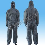 PP Nonwoven One Piece Workwear Grey Overall for Workers