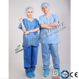 Hot! Nonwoven Disposable Hospital Uniform, Hospital Clothing Patient Gown