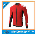 Warmth and Insulation Long Sleeve Cycling Jersey with Reflective Trims