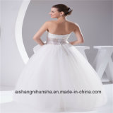 New Arrival Wedding Dress Tulle Transparent Sexy Waist Robe
