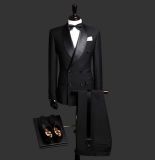 Custom Made Black Tuxedo Suit