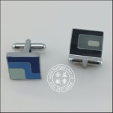 Enamel Metal Clothes Accessories, Square Cufflink (GZHY-XK-001)