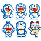 Doraemon PVC Rubber Garden Shoes Buckle for Kids