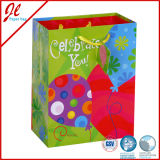 Baloon Birthday Paper Gift Bags with Satin Ribbon Handle