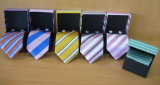 Fashion Stripe Design 100% Woven Silk Neckties