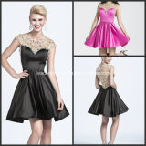 Mini Homecoming Gowns Beads A-Line Cocktail Dresses Y2021