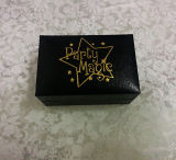 Golden Hot Stamping Logo Cufflink Box