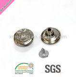 Embossed Remove Metal Shank Buttons for Jeans