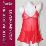 European Style Sexy Babydoll Red for Woman (L2127-3)