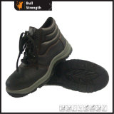Basic Style Leather Safety Shoe with Steel Toe Cap (SN1384)