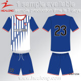 Healong Brand Name Sublimation Printing Soccer Jersey