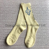 Wholesale Custom Knitted Logo Basketball Socks