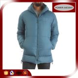 2015 Mens Trendy Full Zipper Light Blue Hoodie Down Jacket