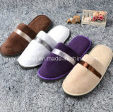 Factory Supply Terry Coral Fleece Hotel SPA Disposable Slipper