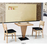 Comfortable Nordic Oak Wood Coffee Table Set