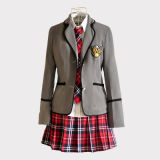 High Quality OEM Girls Dress Shirt Coat School Uniform