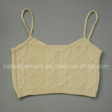 Cable Knit Cami Cropped Sweater Top Cute Clothes