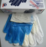 Clear Blue Disposable Vinyl Gloves for Examination