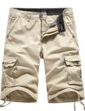 Men's Casual Cotton Multi-Pocket Cargo Shorts