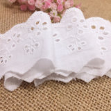 New Style Flower Embroidery Cotton Lace for Lady's Clothes