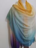 Cashmere Modal Shaded Colorful Shawl