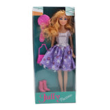11.5 Inch Fashion Doll Girl Toy with Skirt & Accessories for Children