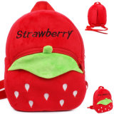 Cute Design Strawberry Plush School Bag Child Backpack