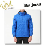 Blue Men Windbreak Polyester Softshell Jacket for Winter Garment China