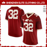 Wholesale Custom Made Red American Football Uniforms Cheap (ELTFJI-66)