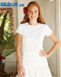 Gildan 180g 100% Cotton Women's Short Sleeve Plain T-Shirts