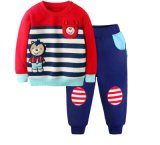 Kid's Newest 100% Cotton Hoodies Suit in Spring and Autumn