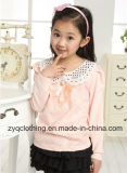 Korean Style Bud Silk T-Shirt, Kid's Fashion Long Sleeve T-Shirt