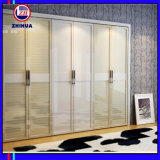 White PVC Open Door Wardrobe (ZH0021)