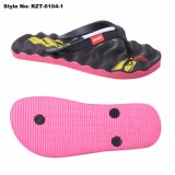 Customized EVA Unisex Beach Sandals Printed Sole Flip Flop Bath Slippers