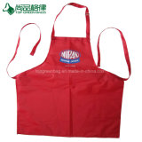Wholesale High Quality Red Polyester Kitchen Cooking Apron