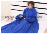 Slip-on TV Wear Blanket with Warm Knitting Flannel Material