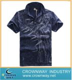 100% Cotton Vintage Polo T-Shirt with Printing