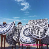100% Cotton Round Circle Beach Towel with High-Quality