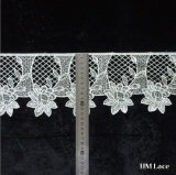 DIY Garment Accessories, Soft Water Soluble Lace Trimming with Flower and Geometry Pattern Hml079