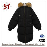 Top High Ladies Down Jacket with Fur Collar