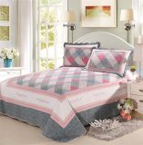 Most Popular Pure Cotton Home Bedding Sets Printing Plaid Quilts